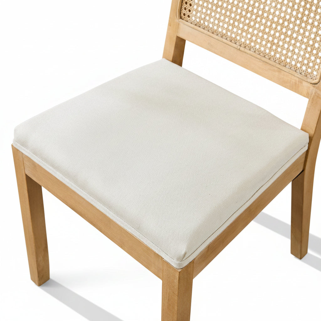 Elva – Chaise Cannage & Bois Massif Style French Country – Lot de 2