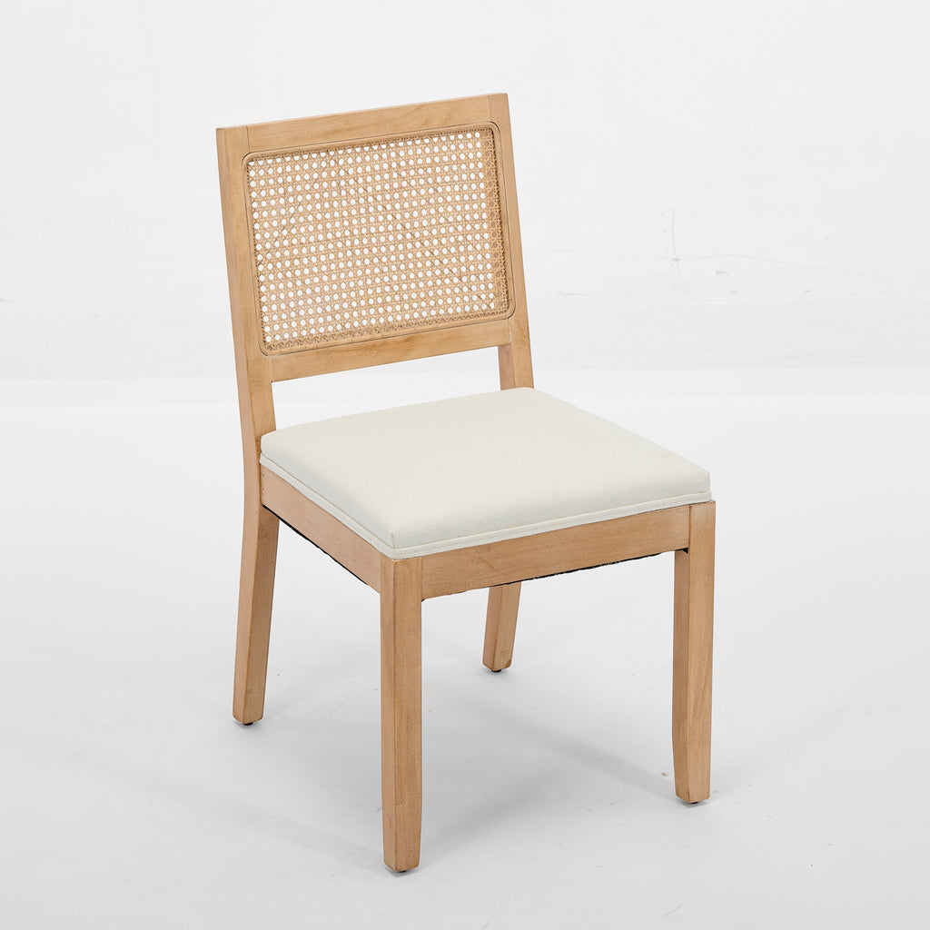 Elva – Chaise Cannage & Bois Massif Style French Country – Lot de 2