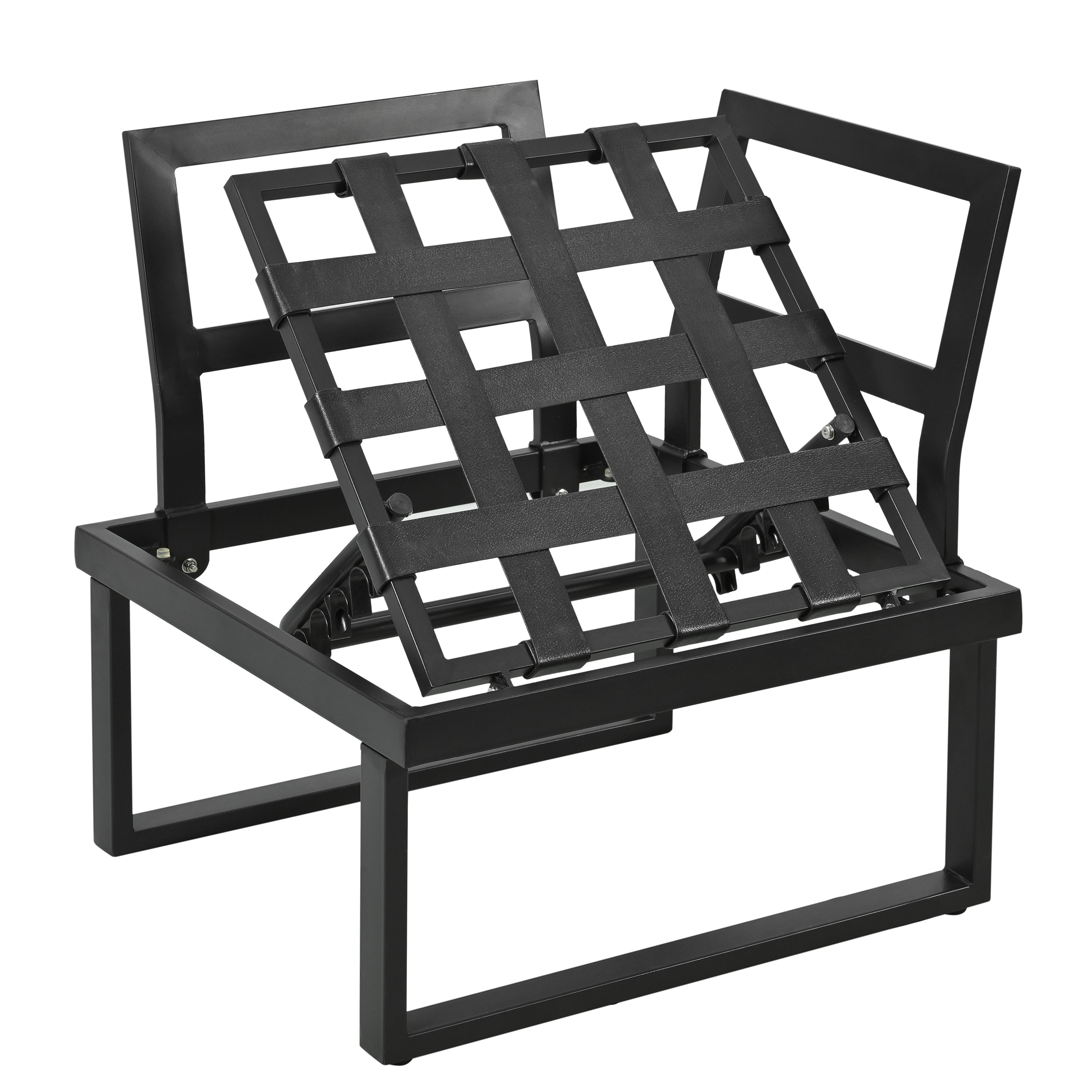 Lune – 5-Seater Modular Corner Garden Lounge Set with Wood-Effect Table