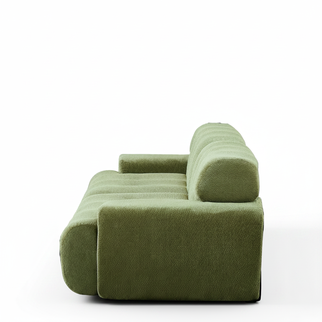Arvo – Canapé Cloud Organique en Chenille – 2 Places