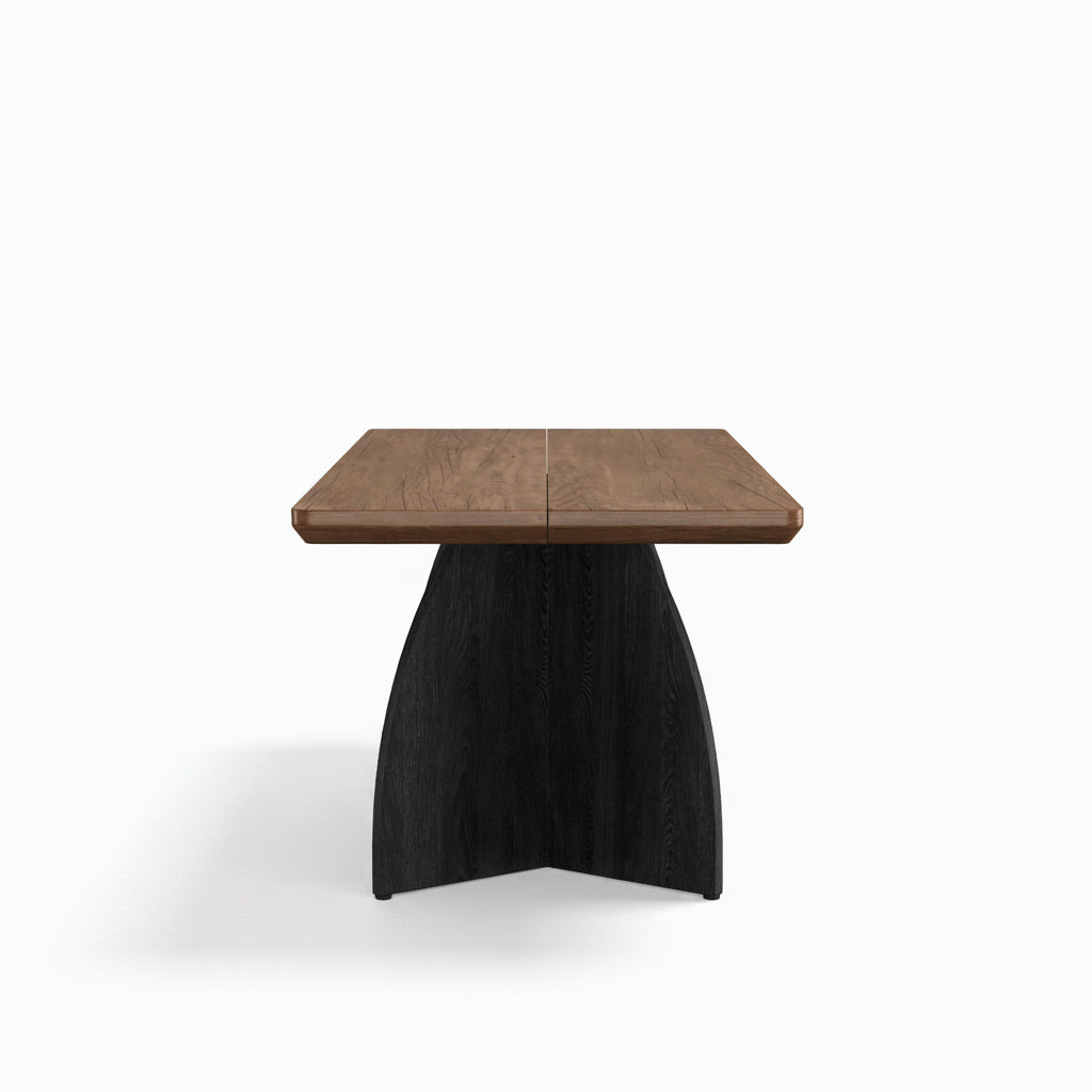 Arvo – Table à Manger Rectangulaire en Noyer 4–6 Personnes 160*80*76cm