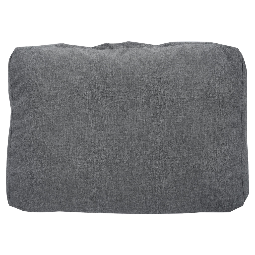 Sora – Ensemble Salon de Jardin d’Angle 6 Places avec Table & 2 Fauteuils – Gris