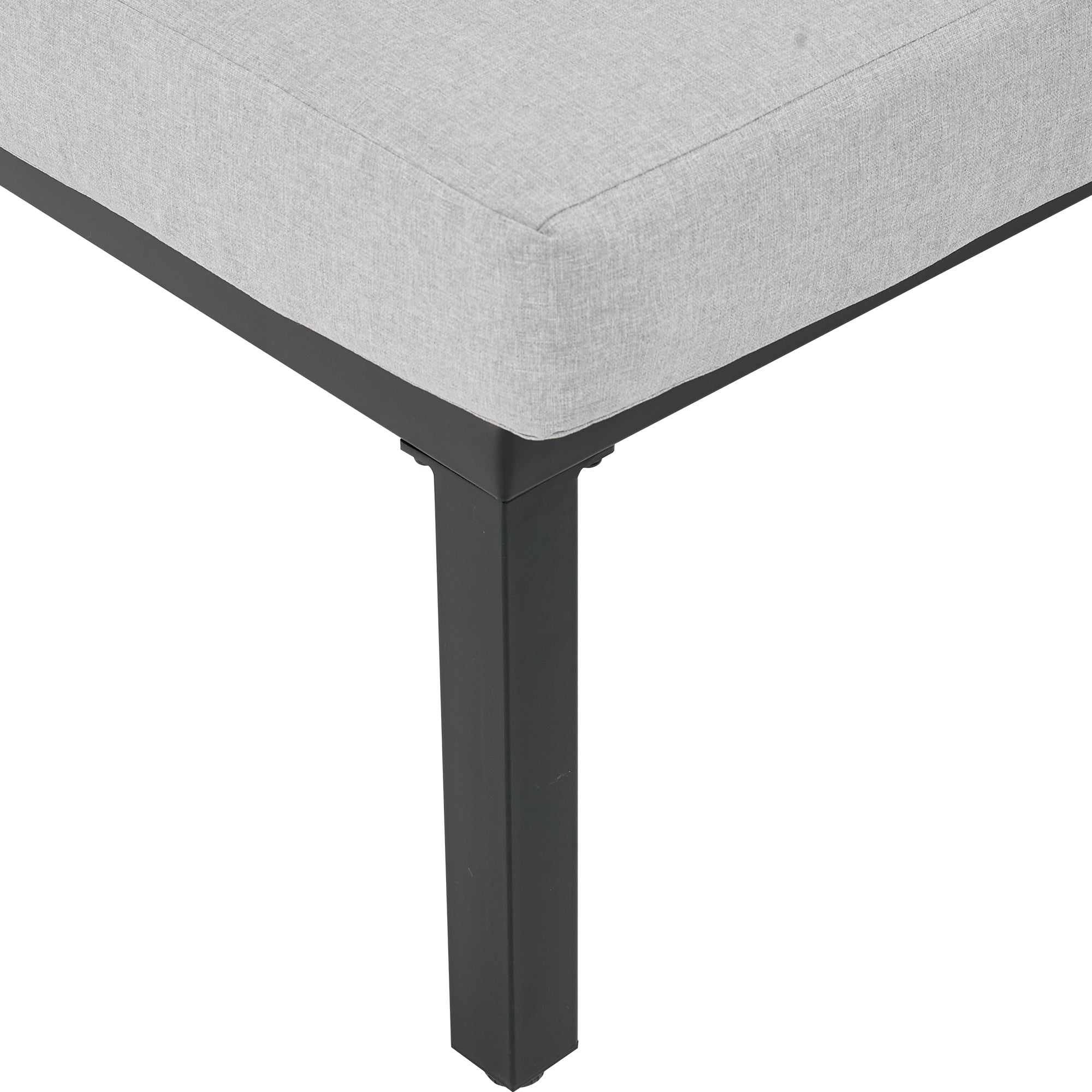 Sora – Salon de Jardin Modulable 6 Personnes avec Table Basse – Gris
