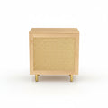 Noma – Meuble de Rangement Scandinave en Bois Clair & Cannage – 60 cm