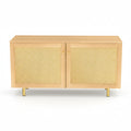 Noma – Buffet Scandinave en Bois Clair & Cannage – 120 cm